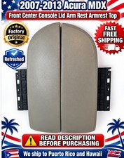 OEM Gray 2007-2013 Acura MDX Front Center Console Lid Arm Rest Armrest Top  picture
