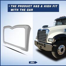 Front Chrome Grill Trim Grille Surround Compatible with Mack Granite Semi Trucks picture