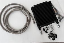 GM TH350-400  Transmission Cooler kit w/ 6AN LINE  KIT &  DERALE 13614 COOLER picture