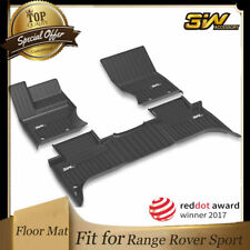 3W TPE Floor Mats Black For Land Rover Range Rover Sport 2014-2022 High Quality  picture