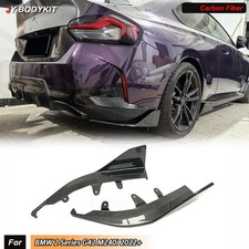 Carbon Fiber Rear Bumper Side Splitters Winglets for BMW 2 Series G42 M240i 22+ picture