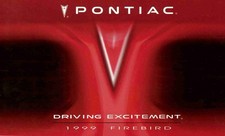 1999 Pontiac Firebird Owner's Manual picture