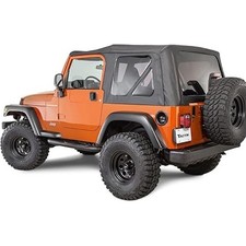 TACTIK Black Diamond Fabric Only Rplcmnt SoftTop without Door Skins TJ '97 - '06 picture