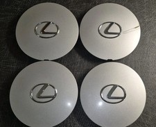 (4) Lexus LS430 LS400 Silver Center Wheel Rim Cap Genuine OEM 7 inch 8628. USED picture