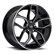 20x10 F150 Foose Outkast Gloss Black & Milled Wheels 5x120 (40mm) Set of 4 picture