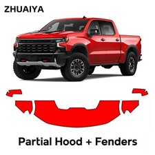 Hood Precut PPF Paint Protection Film For Chevrolet Silverado ZR2 2022-2026 TPU picture