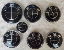 Original (7X) NEW BMW Heritage Emblem Kit 82mm 74mm 68mm And 45mm  picture