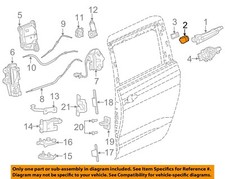 CHRYSLER OEM 17-25 Pacifica Side Loading Door Lock Hardware-Cap 5RR32GW7AE picture