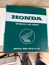 OEM 1978-81 Honda XL250S Motorcycle Service Manual w/fold out wiring schematic picture