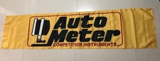 Auto Meter Competition Inst Banner Flag 2x8ft Garage Wall Art & Outdoor workshop picture
