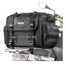 Rhinowalk MT4060BK 40-60L Expandable Motorcycle Tail Bag Rain Cover Straps picture