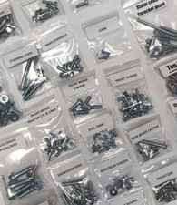 Specbolt Restoration Bolt Kit For 1996 Honda XR 400 Fasteners Silver ZINC Finish picture
