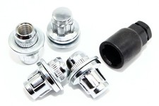 4 Chrome Factory OE Style Wheel Lug Nut Locks 12x1.5 Toyota 4Runner Tacoma Rav4  picture