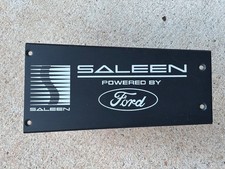 1986-1993 FORD SALEEN MUSTANG UPPER INTAKE MANIFOLD PLAQUE EMBLEM - 5.0 - WOW picture