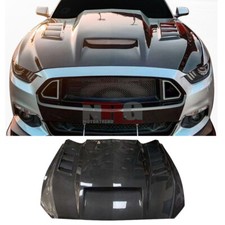 for 2018-2023 Mustang Ford TF style vented Carbon Fiber Hood picture