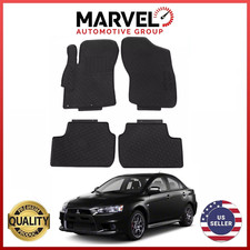 For Mitsubishi Lancer 2008-2016 Black All Weather Floor Mats Liners picture