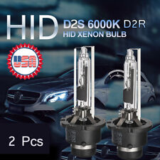 2 Pcs HID Xenon Bulbs Replacement 35W 6000K D2R D2S  New picture