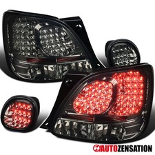 Fit 1998-2005 Lexus GS300 GS400 GS430 Rear Smoke LED Tail Lights+Trunk Lamps 4PC picture