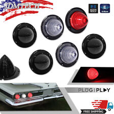 Smoked For 1960 1961 Impala Bel Air LED Tail Lamp Back up Lens Assembly Package picture