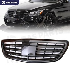 For Mercedes Benz W222 S450 S500 S550 S550 S63 2014-2020 Gloss Black Grille picture