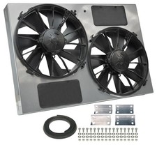 Derale Powerpack - High Output Dual 12'' Electric RAD Fan/Steel Shroud Kit picture