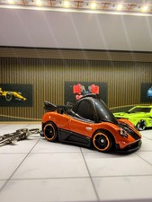 Pagani Zonda Cinque Hotwheels Matchbox Tooned car  Key Chain picture