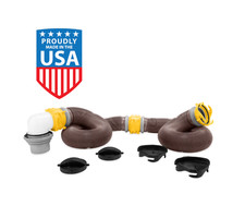 Camco Revolution 360 20ft RV Sewer Hose Kit Heavy Duty Camper w Swivel Fitting picture