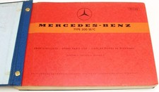 Genuine Mercedes Dealership Large Parts Book 1962-67 300SE/C Coupe & Convertible picture