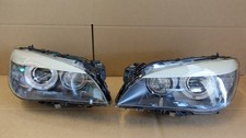 PAIR 2009-2012 BMW DYNAMIC HEADLIIGHTS RH & LH OEM NEW LENS F01 F02 740 750 745 picture