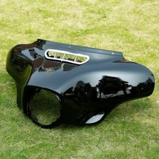 Vivid Black Front Batwing Outer Fairing Fit For Harley Street Electra Glide 14+ picture