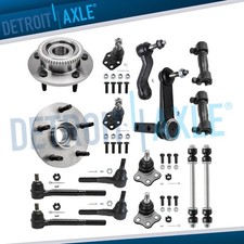2WD Front Wheel Hubs and Ball Joints Suspension Kit for 2000 2001 Dodge Ram 1500 picture