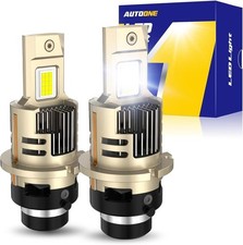AUTOONE 2026 Upgraded D2S D2R HID LED Headlight Bulbs 1200% Bright 60000LM 2-Pac picture