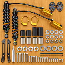 Remote Reservoir Rear Suspensions Shocks Fit For Harley Touring Road Glide 14-25 picture