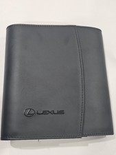 LEXUS LEATHER CASE FOR OWNER'S OWNERS MANUAL OPERATORS USER GUIDE COVER picture