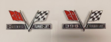 LH/RH Set FR Fender Emblems 1965-67 Chevy Bel-Air/Biscayne/Caprice/Camaro (219) picture