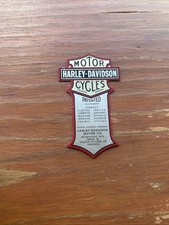 Vintage Harley Davidson Oil Tank Emblem Original picture
