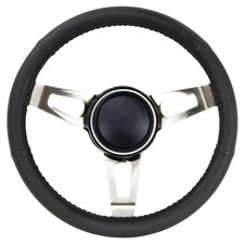 37-5265 GT3 Retro Wheel, Tuff Design, Leather with horn buttons picture