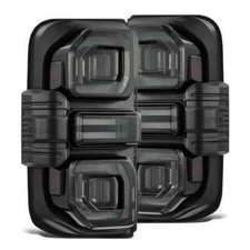 For 21-26 Ford Bronco Alpha Black Alpharex Nova Prismatic LED Tail Lights Lamps picture