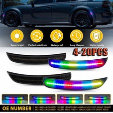 For 2015-23 Dodge Charger Dynamic Front Rear Bumper LED Marker Light Lamp4-20x picture