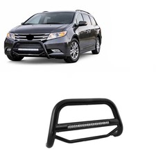 Black Horse Max Beacon Bull Bar No skid plate Black fit 2005-2017 Honda Odyssey picture