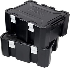 Front Runner Wolf Pack Pro Twin Set Heavy-Duty Stackable Storage Boxes Black picture