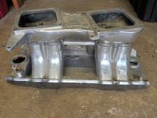 EDELBROCK UR2X Dominator Tunnel Ram Dual Quad 2x4 4500 BBC Big Block Chevy NHRA picture