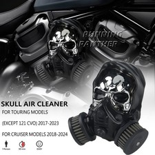 Skull Air Cleaner Filter Intake Kit For Road Glide King Street Glide 2017-2023 picture