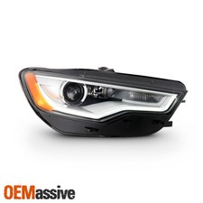 For 12 13-15 Audi A6 Quattro S6 HID LED DRL Non-AFS Projector Headlamp Passenger picture