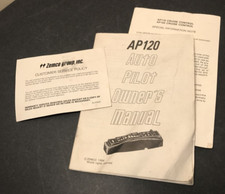 ** Vintage Zemco AP120 Auto Pilot Cruise Control OWNER'S MANUAL INSTALL 1984 picture