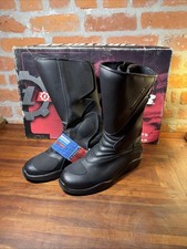 Firstgear Men's Waterproof Motorcycle Boots Black 44 (US 10) Z New NIB picture