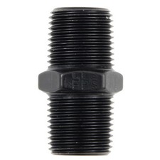 FRAGOLA 1/8 MPT Pipe Nipple Black- 491101-BL picture