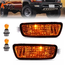 KUAFU Pair Front Bumper Turn Signal Lights For Toyota Tacoma 2001-2004 Clear picture