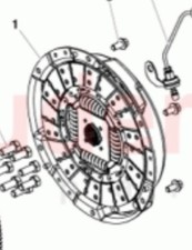 EB1480 2008 08 ASTON MARTIN VANTAGE CLUTCH PLATE  picture