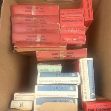 1950S 1960S Buick And Oldsmobile Accessory Gas Door Guards NOS Box Lot picture